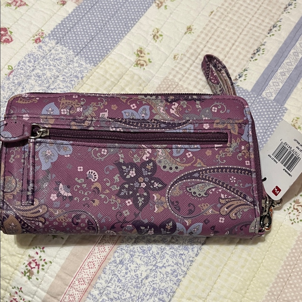 MUNDI Floral Patterned BIG FAT WALLET - Picture 5 of 6